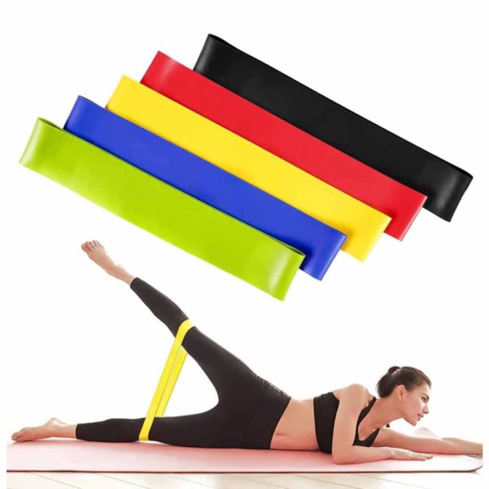 Set De 5 Bandas Elásticas De Ejercicios