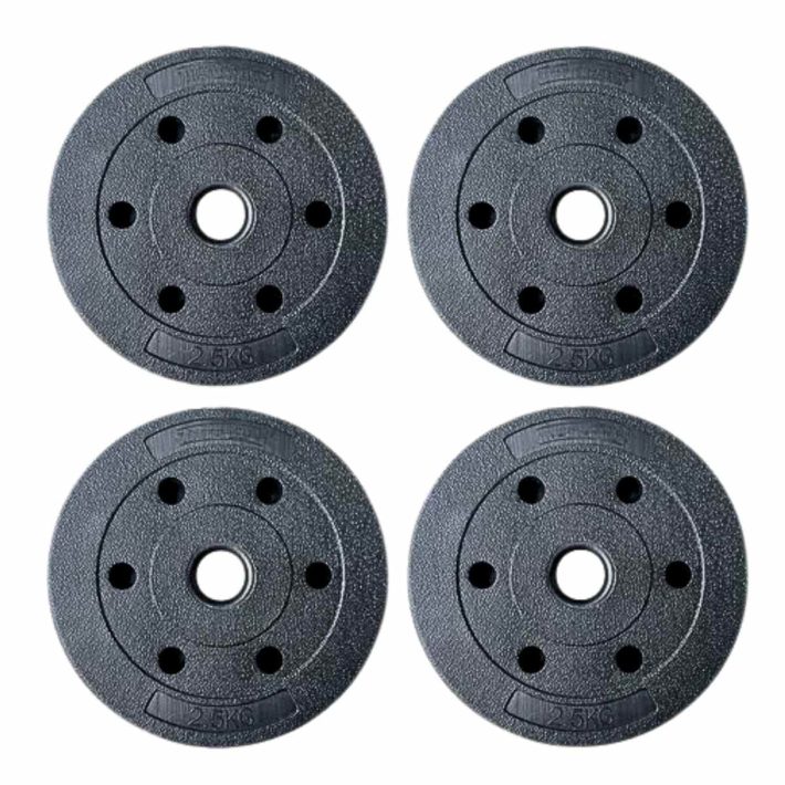 Set 4 Discos Preolímpicos Pvc 2,5kg Entrenamiento