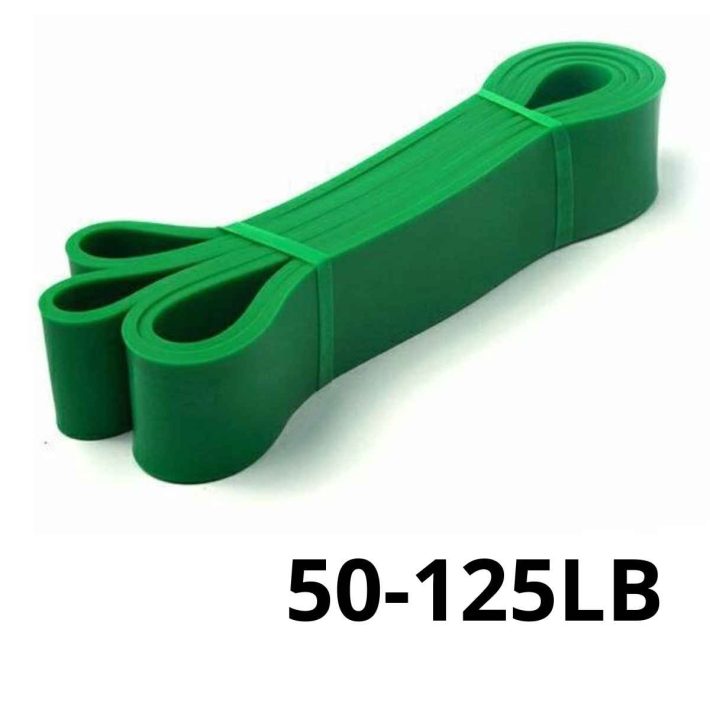 Banda Verde Elástica De Resistencia 50-125lb Calistenia
