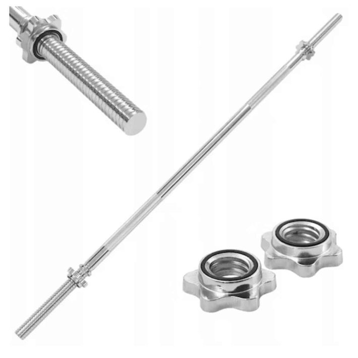 Barra Recta Preolímpica Cromada 1,50cm