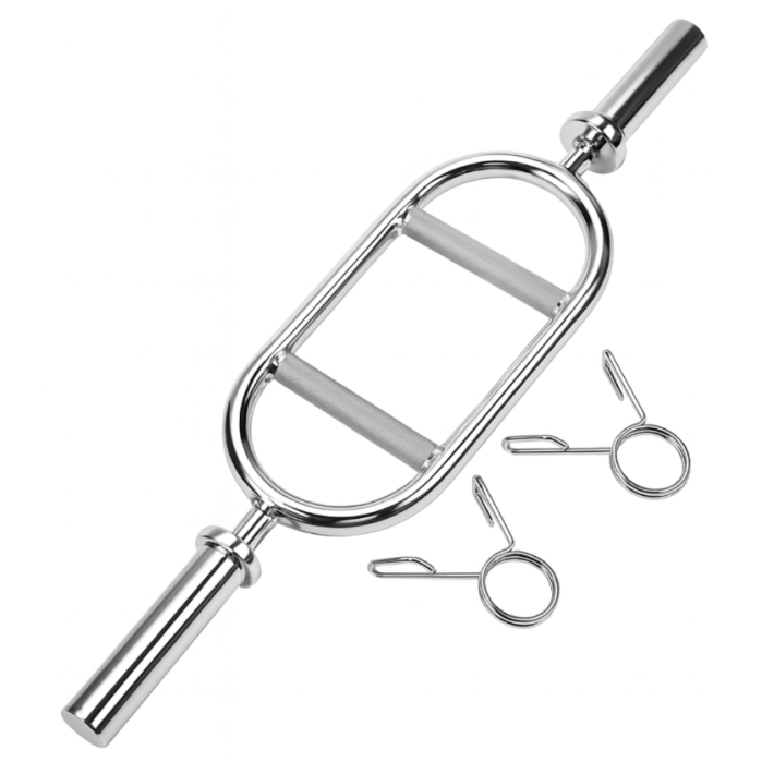 Barra Romana Olímpica 86 cm de Acero Cromado