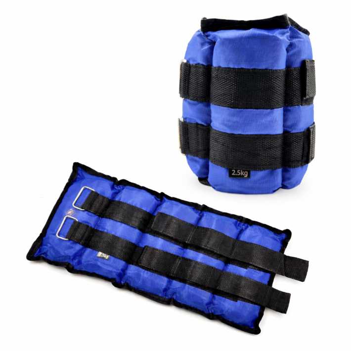 Pesas Tobillera y Muñequera 2,5 kg Fitness (Par Total 5 kg)