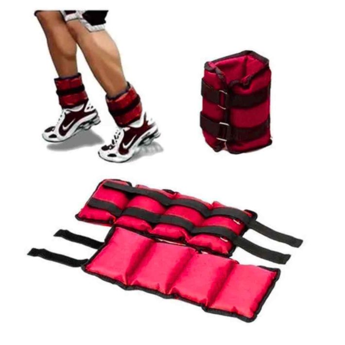 Par de Pesas Tobilleras y Muñecas 1 kg c/u – Total 2 kg