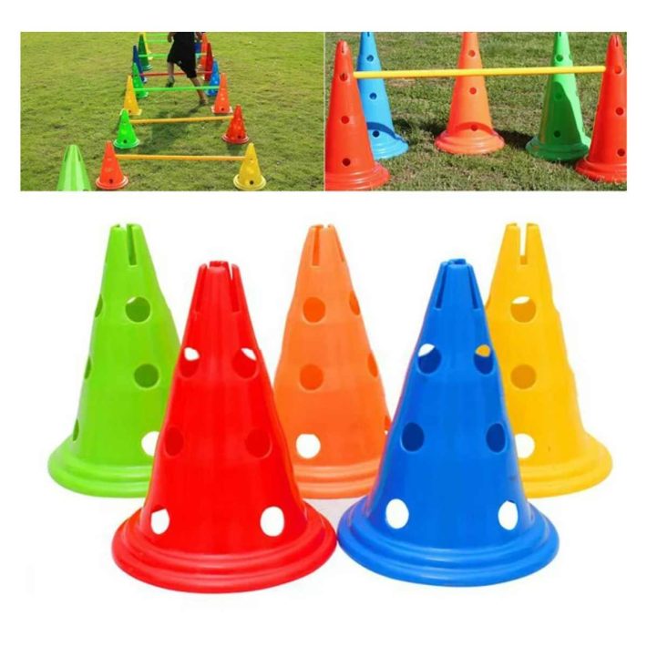 10 Conos De Entrenamiento 30cm Con Orificio