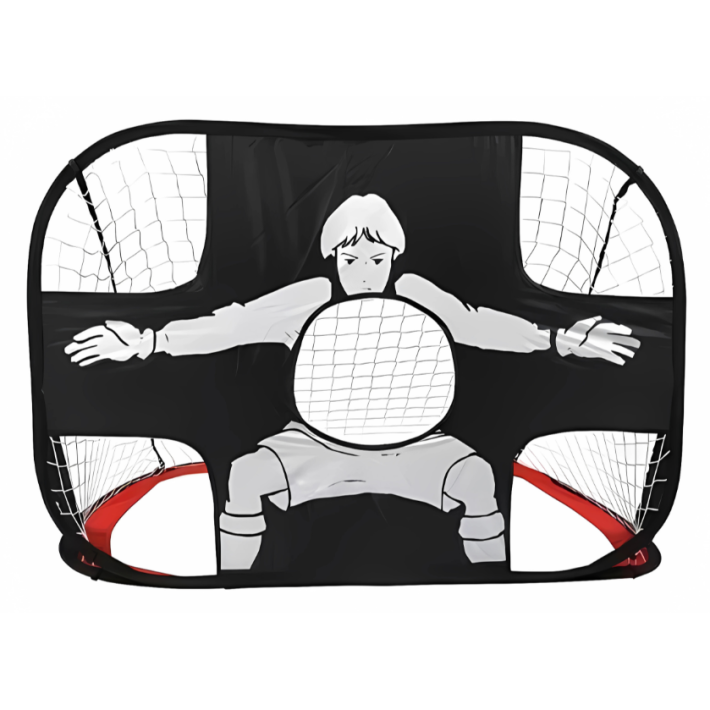 Arco de Fútbol con Red 5 Tiros y Doble Uso para Entrenamiento