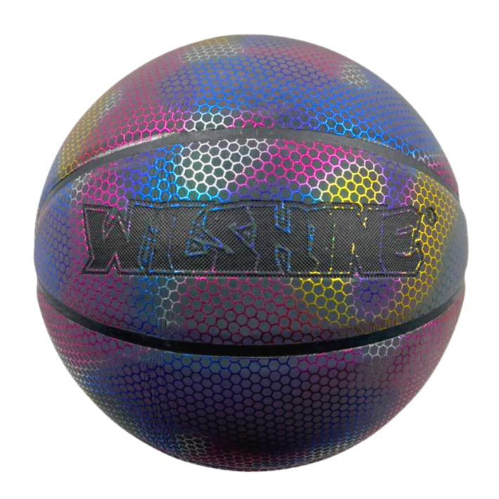 Balón De Básquet No7 Efecto Holográfico Interior Y Exterior