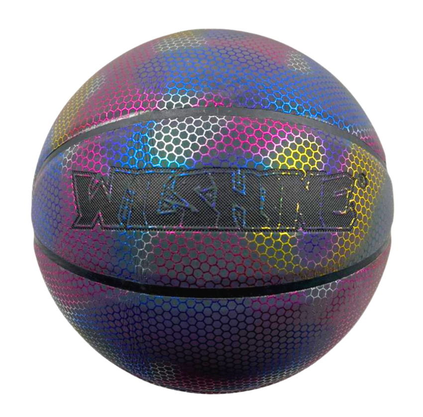 Balón De Básquet No7 Efecto Holográfico Interior Y Exterior