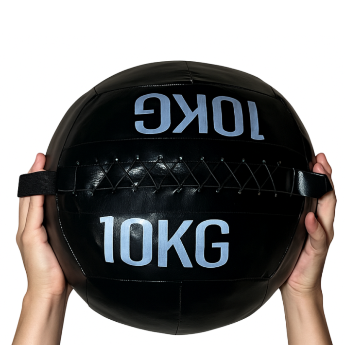 Balón Medicinal 10 kg de Ecocuero Antideslizante para CrossFit