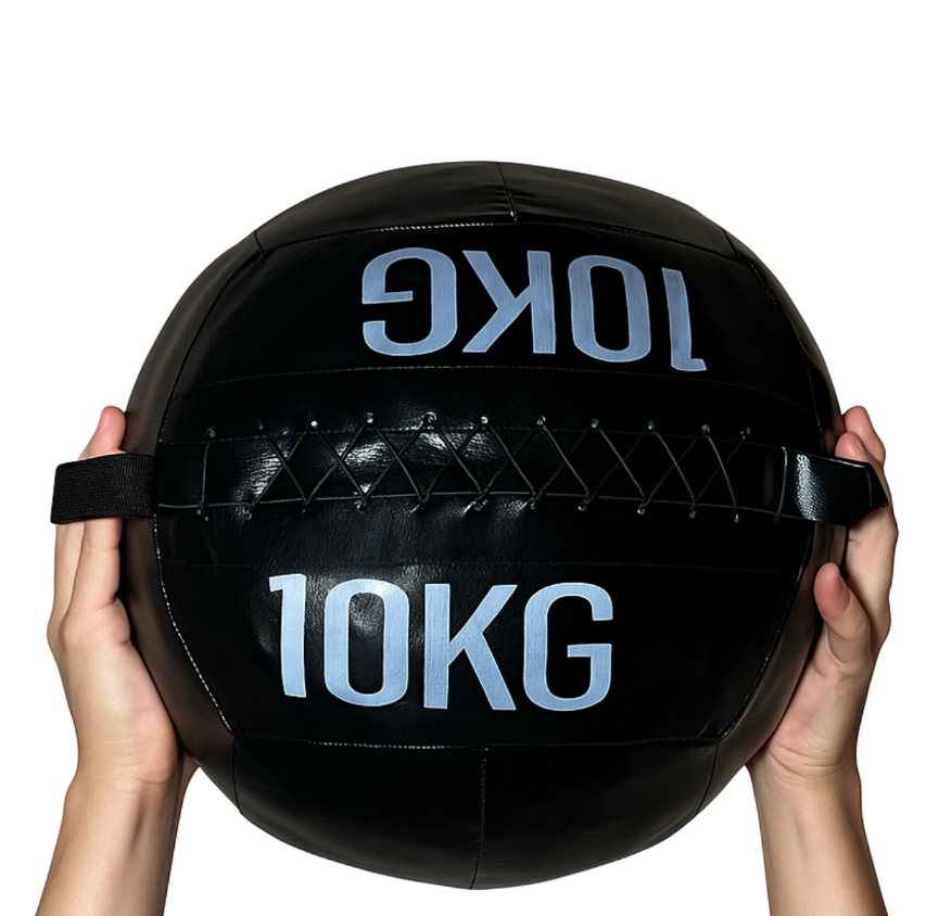 Balón Medicinal 10 kg de Ecocuero Antideslizante para CrossFit
