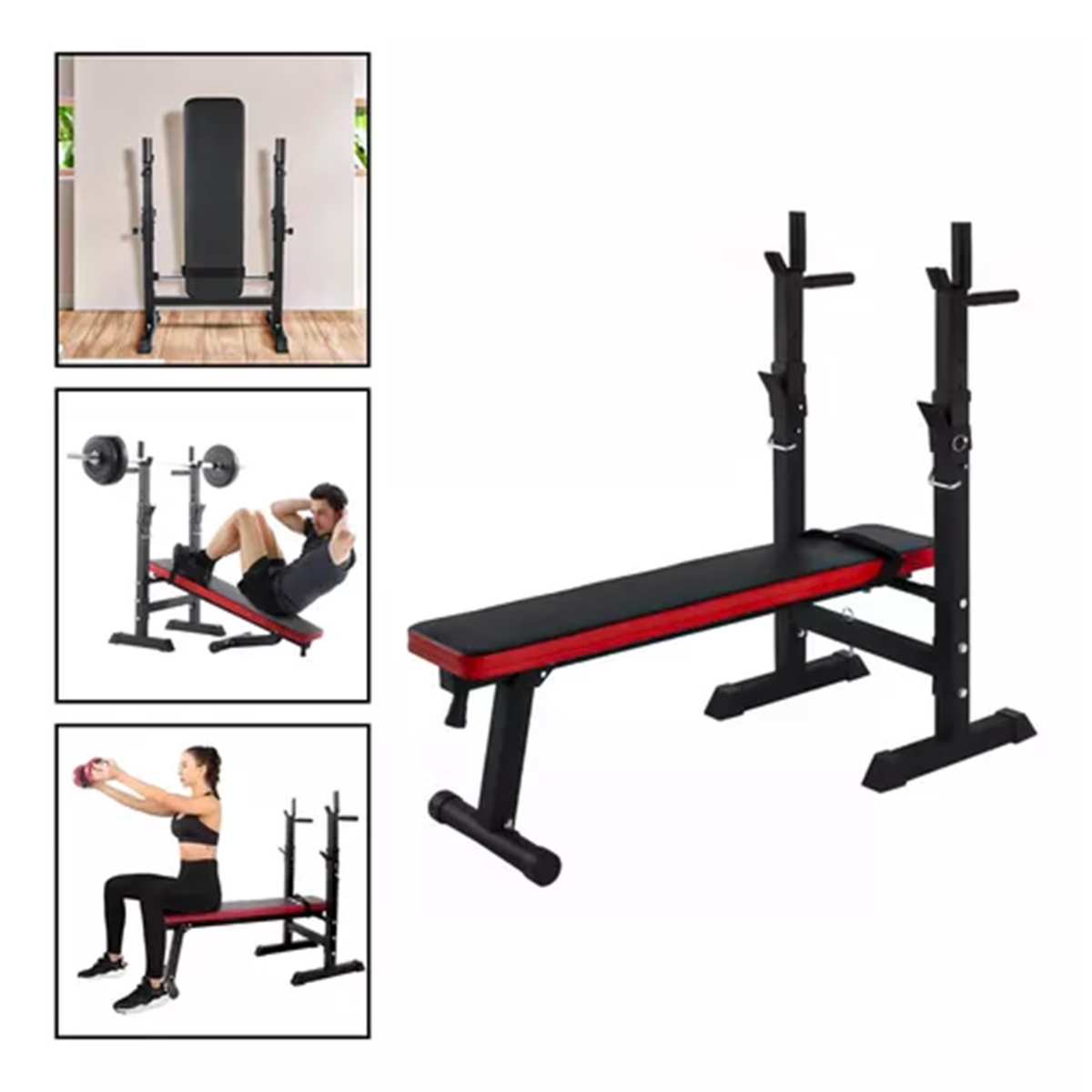 Banco de Musculación con Soportes para Barra - Imagen 5