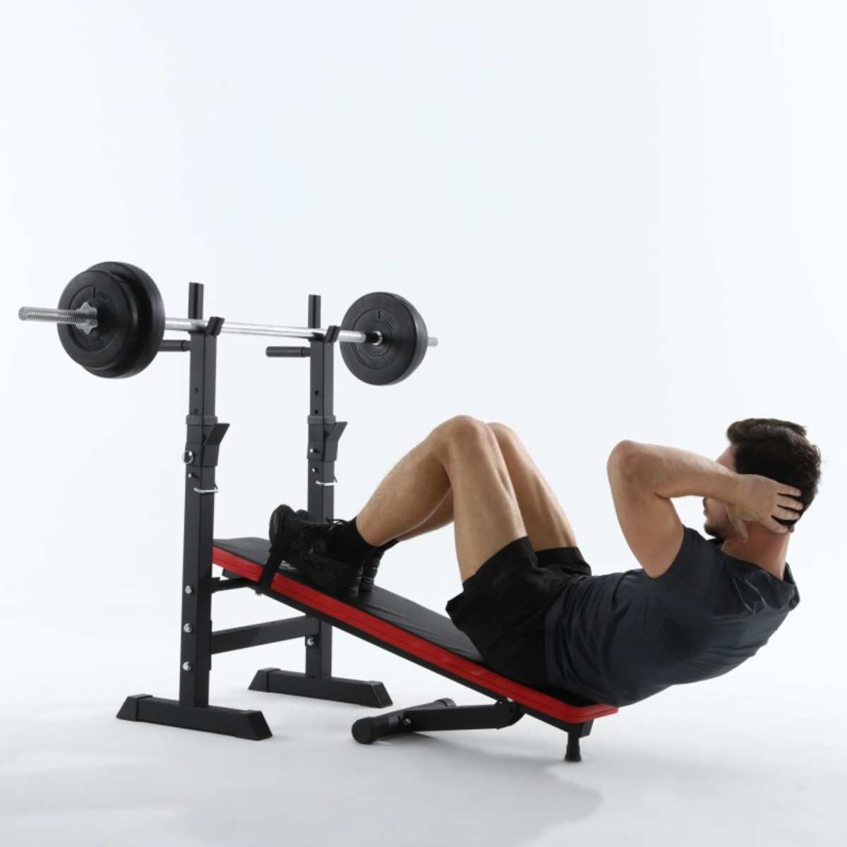 Banco de Musculación con Soportes para Barra - Imagen 3