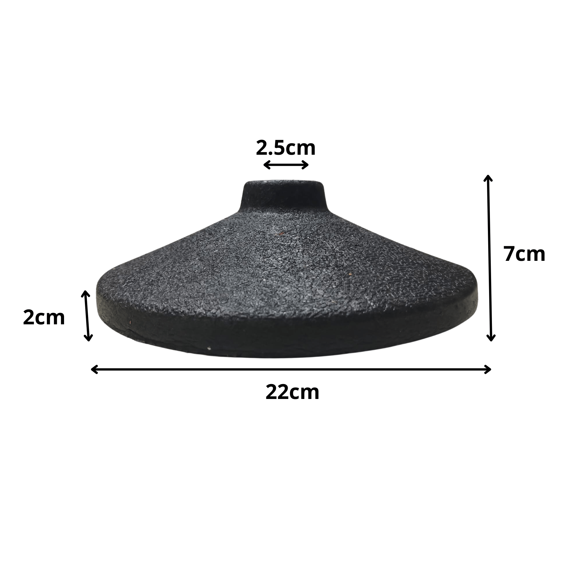 Pack x5 Base de Caucho para Bastones de Entrenamiento - Imagen 3