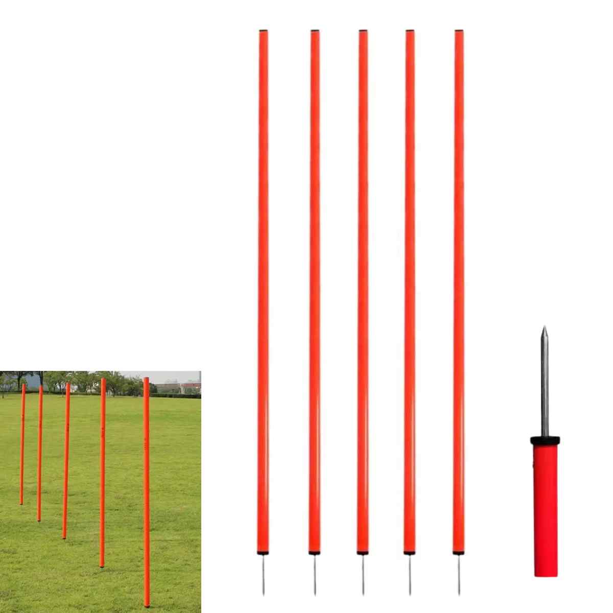 Bastón Slalom 1.50m Enroscable con Estaca