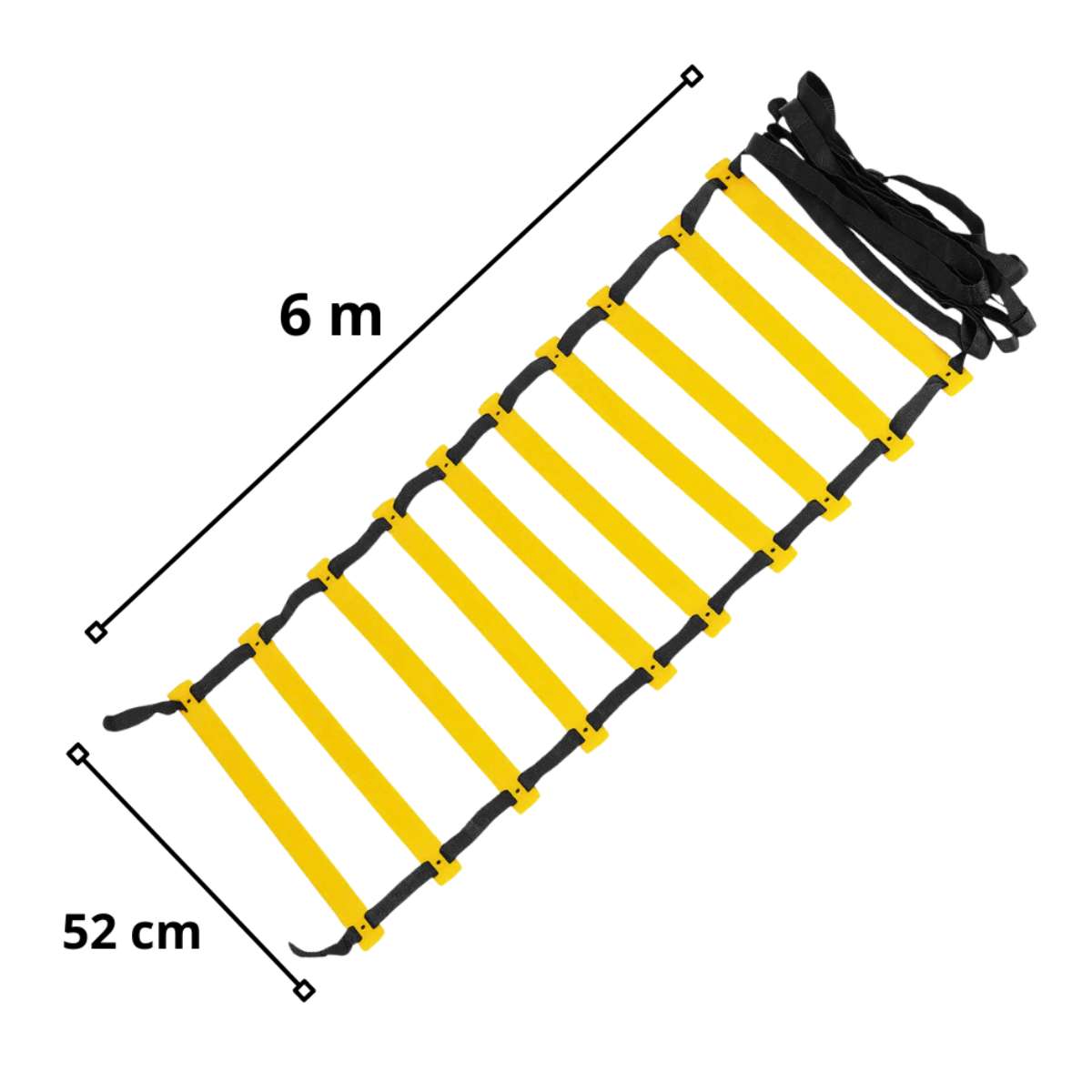 Escalera de Agilidad y Coordinación 12 Peldaños Deportiva - Imagen 3