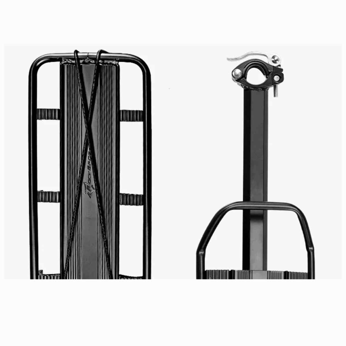 Parrilla Trasera para Bicicleta con Correas Elásticas y Reflector - Imagen 3