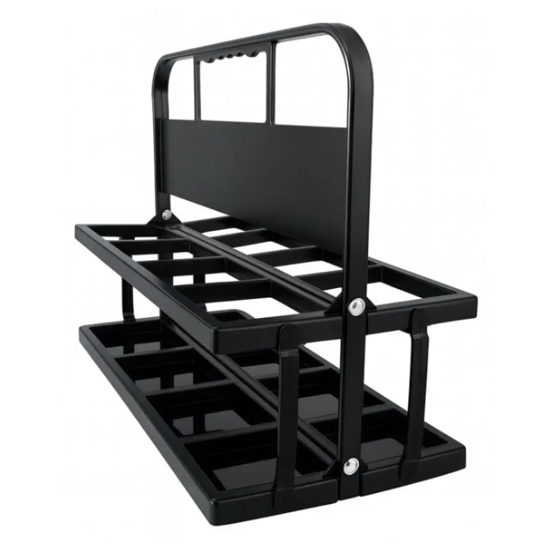 Soporte Plegable para 8 Botellas Portabotellas Deportivo