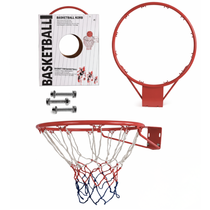 Aro De Básquet Metálico 45cm Para Pared Red Alta Resistencia